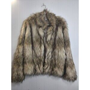Fashion Nova Faux  Fur Jacket Size 3X